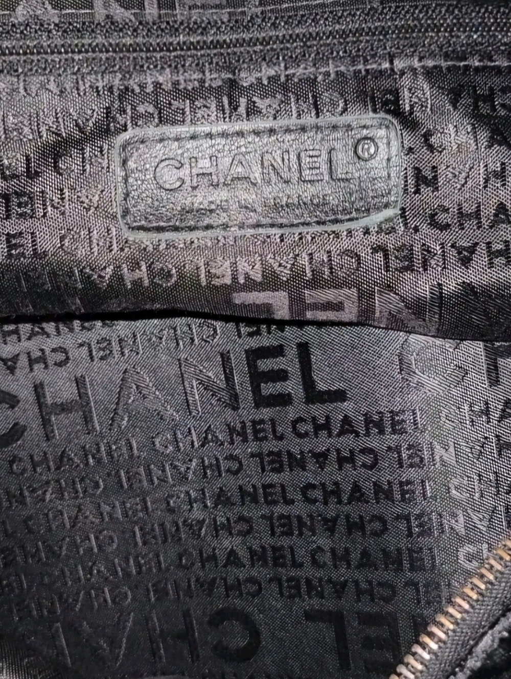 Chanel Vintage Black Velour Tote Handbag - Picture 2 of 15